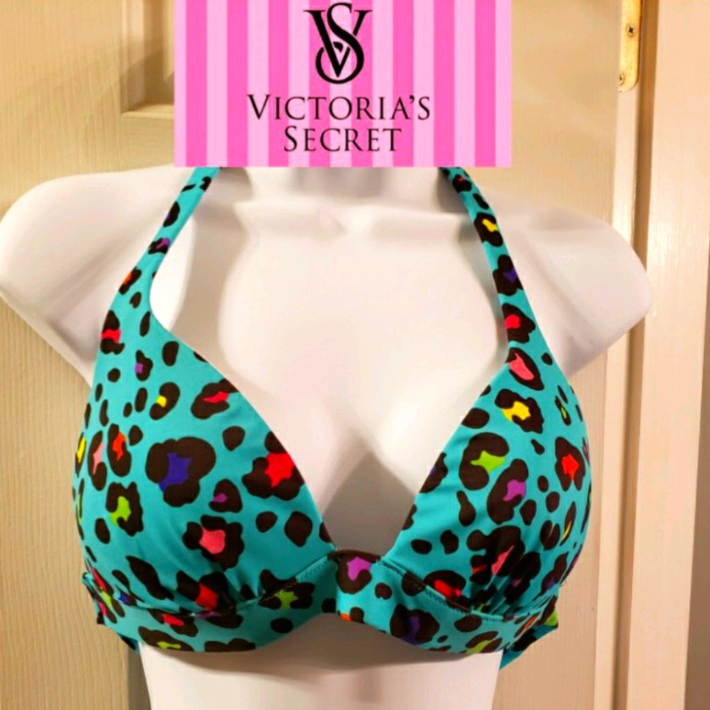 ‼️SOLD‼️⭐NWOT⭐ Victoria's Secret Pushup Bikini Top, L, 36B